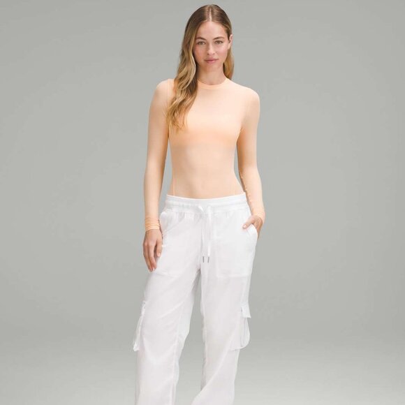 🍋NWT🧡 Lululemon Wundermost Nulu Mesh Long-Sleeve Crewneck Bodysuit - Picture 3 of 5